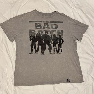 The Bad Batch Graphic Tee - Men's Gray Crewneck Shirt XL Star Wars